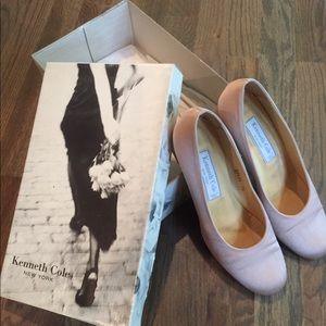 Kenneth Cole Light Pink Satin Shoes